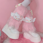 Y2K Plush Leg Warmers PA10263