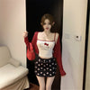 Sweet Suspender + Short Skirt Suit PA10068