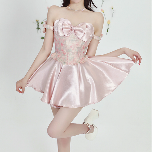 Pink Bow Dress PL53745