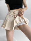 Double Belt Love Skirt PL53728