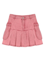 Pink Denim Skirt PL53376