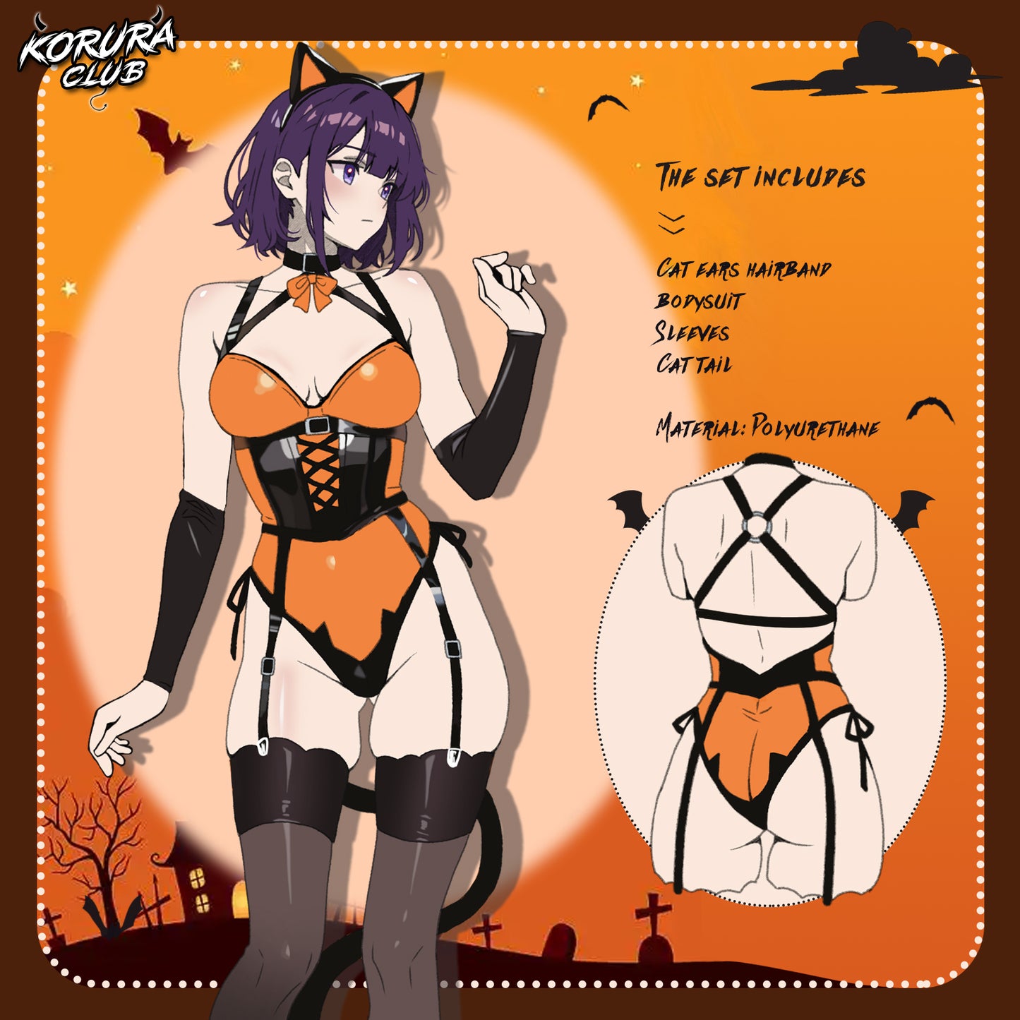 Pre-order Halloween Pumpkin Bodysuit KO162