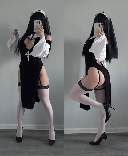 Thorn Nun Cosplay Lingerie KO94