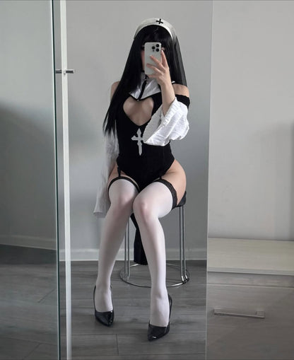 Thorn Nun Cosplay Lingerie KO94