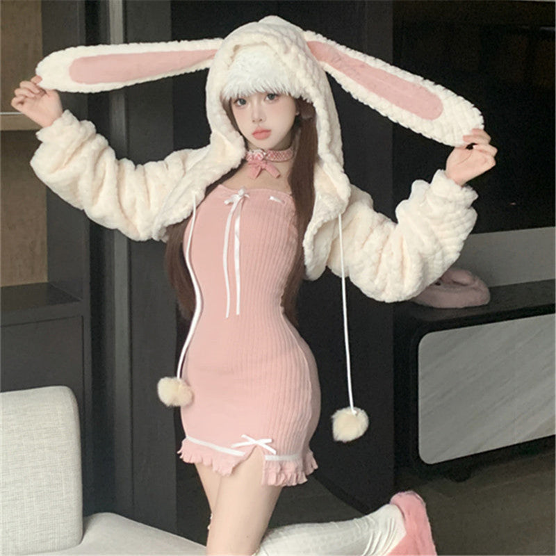 Bunny Ears Coat + Dress PA10012