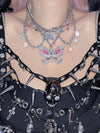 Y2K Rhinestone Necklace Waist Chain PA10086