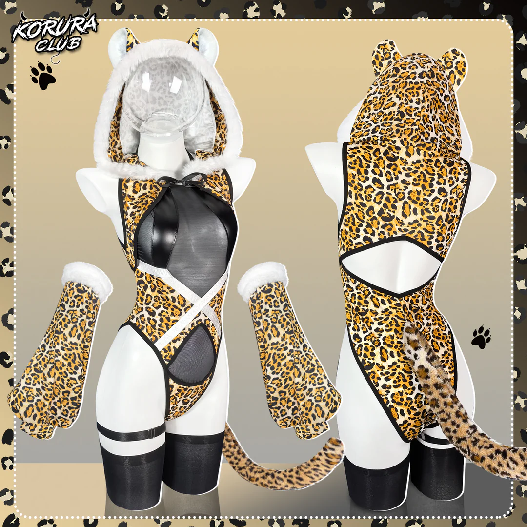 Pre-sale Snow Leopard Cosplay Bodysuit KO149