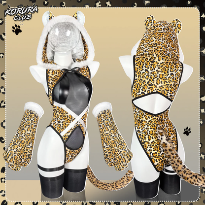 Pre-sale Snow Leopard Cosplay Bodysuit KO149