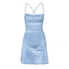 Blue Suspender Dress PA10113