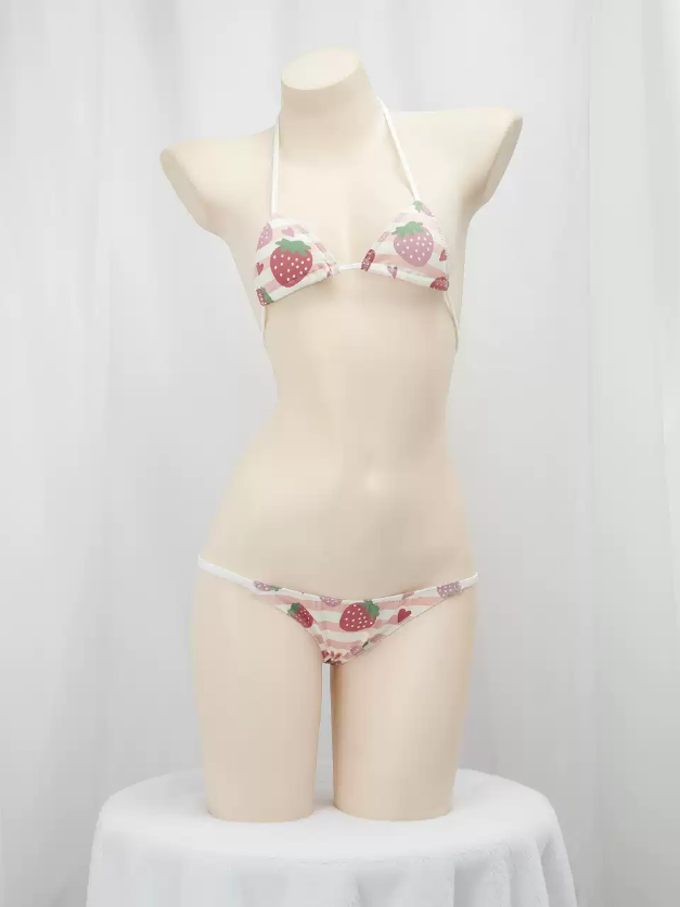 Strawberry Stripe Bikini PA10256