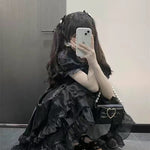 lolita cute bow dress PL53315