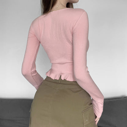 French lace T-shirt PL53196