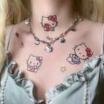 Cute Cat Metal Necklace PL53758