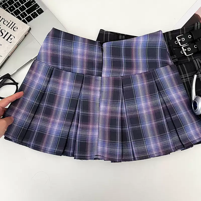Plaid Pleated Skirt PA20331