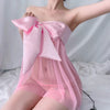 Bow Mesh Nightdress PA10153