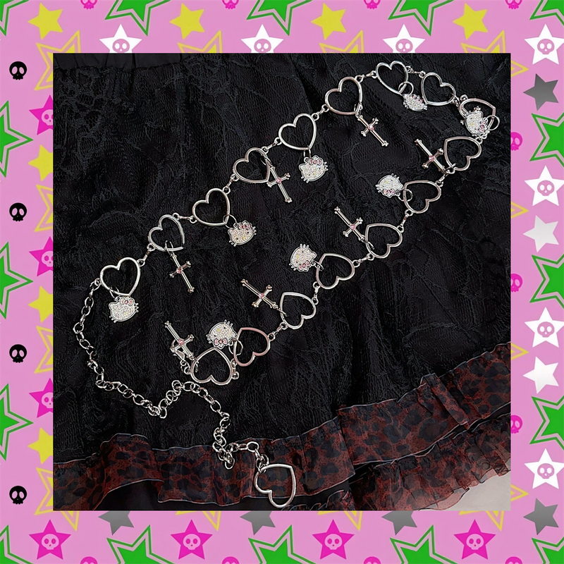 Y2K Rhinestone Waist Chain PA10072