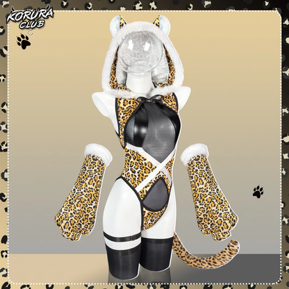 Pre-sale Snow Leopard Cosplay Bodysuit KO149
