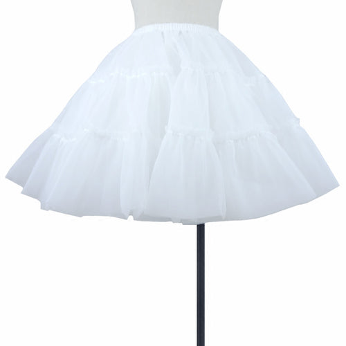 lolita white gauze skirt PL53302