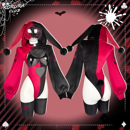 Halloween Cosplay Clown Bunny Bodysuit KO166