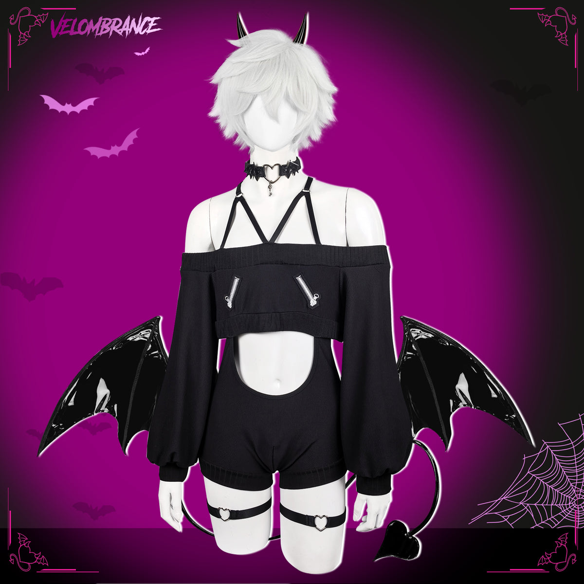 Halloween Spooky Demon Knit Set (6-Piece Set) AS70