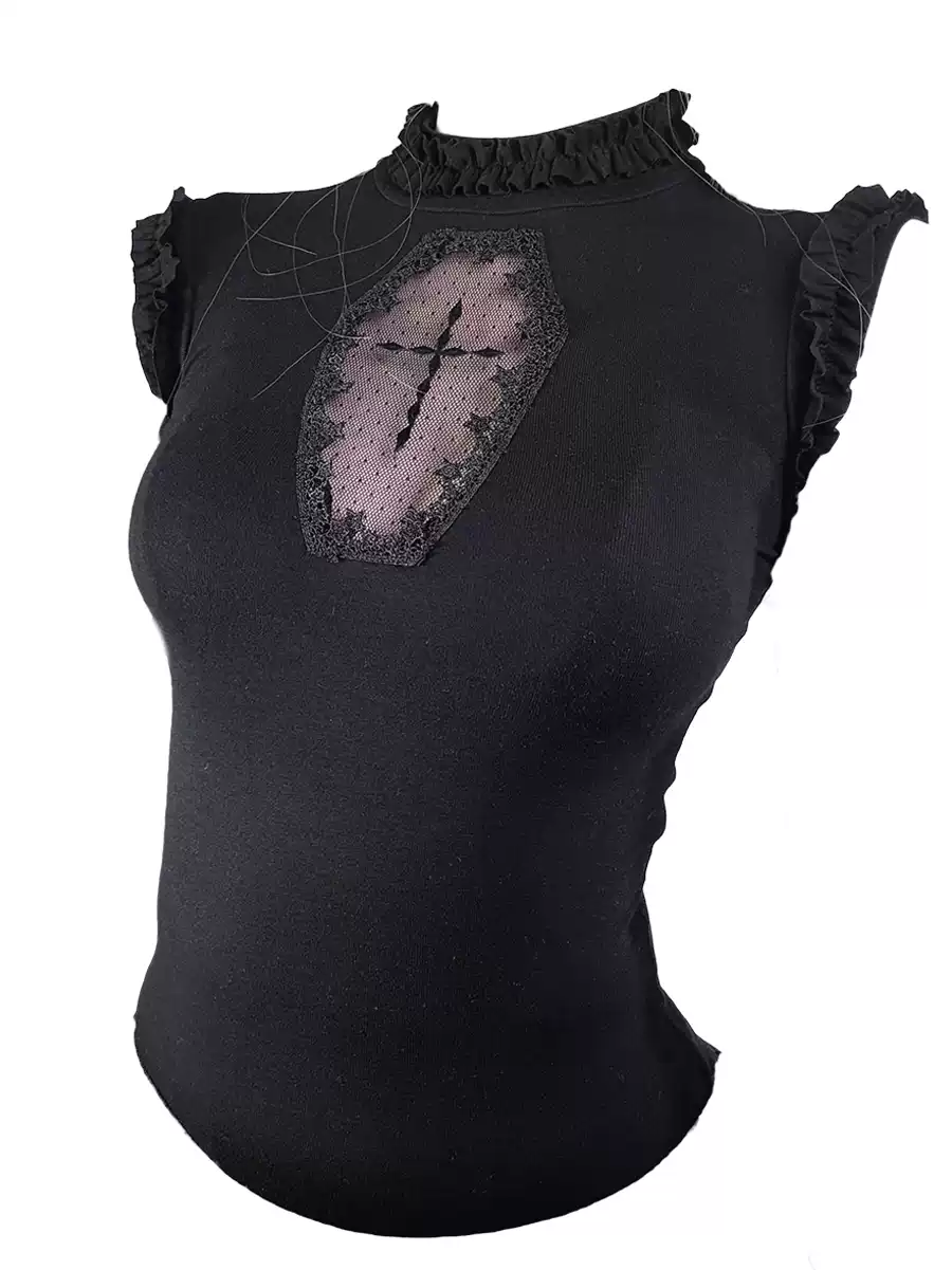 Millennial Gothic Cross Top PA20351