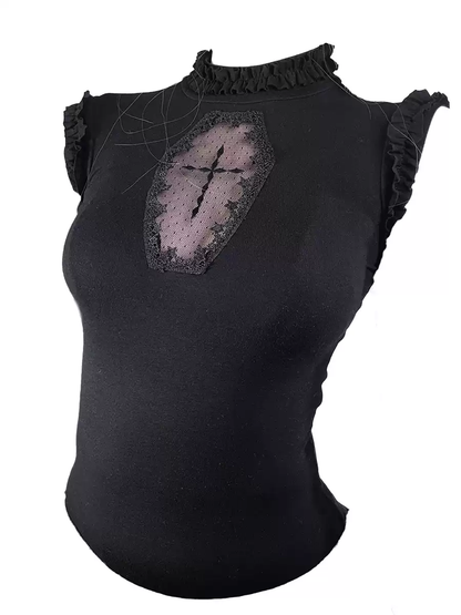Millennial Gothic Cross Top PA20351
