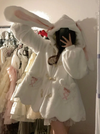 Plush Bunny Ear Coat PA10179