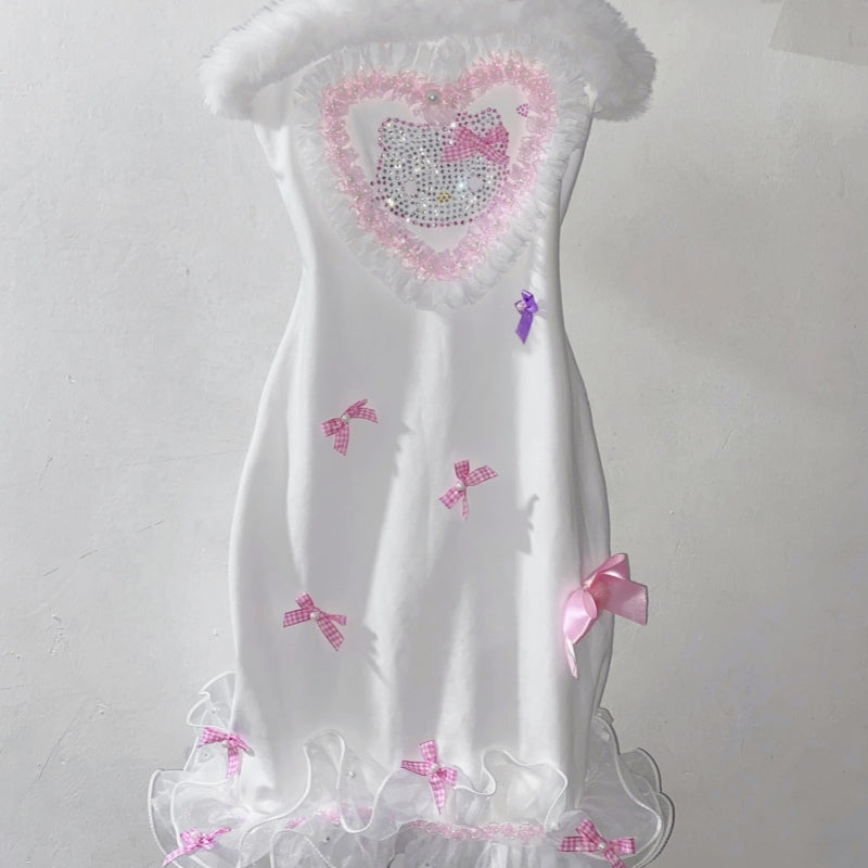 Lace Bow Dress PL53813