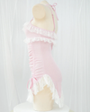 Pink Suspender Dress PA10196