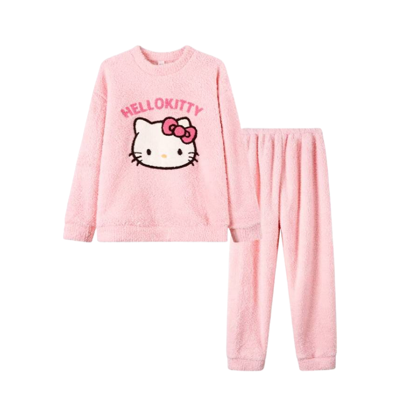 Pink Plush Pajama Set PA10180