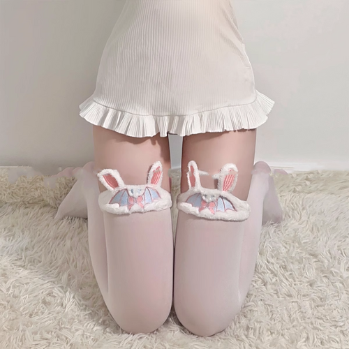 Angel bunny leg socks accessories PL53746