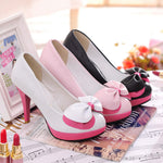 fashion bow high heels PL53156