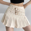 Double Belt Love Skirt PL53728