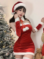 Red Velvet Christmas Dress PA10192