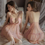 Sweet Suspender Nightgown PA10094