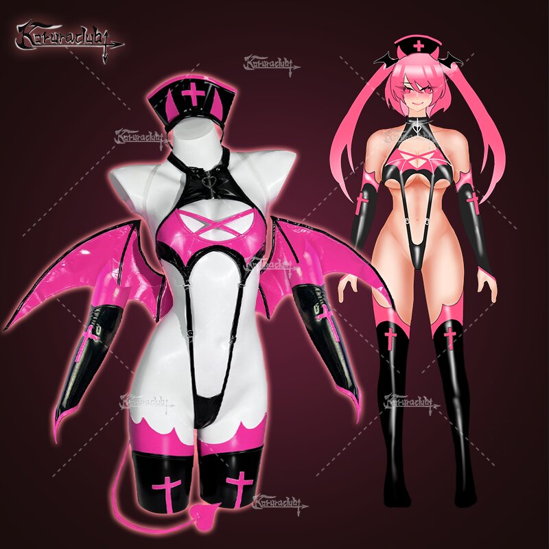 KORURACLUB-Cosplay Love-heart succubus Lingerie KO12