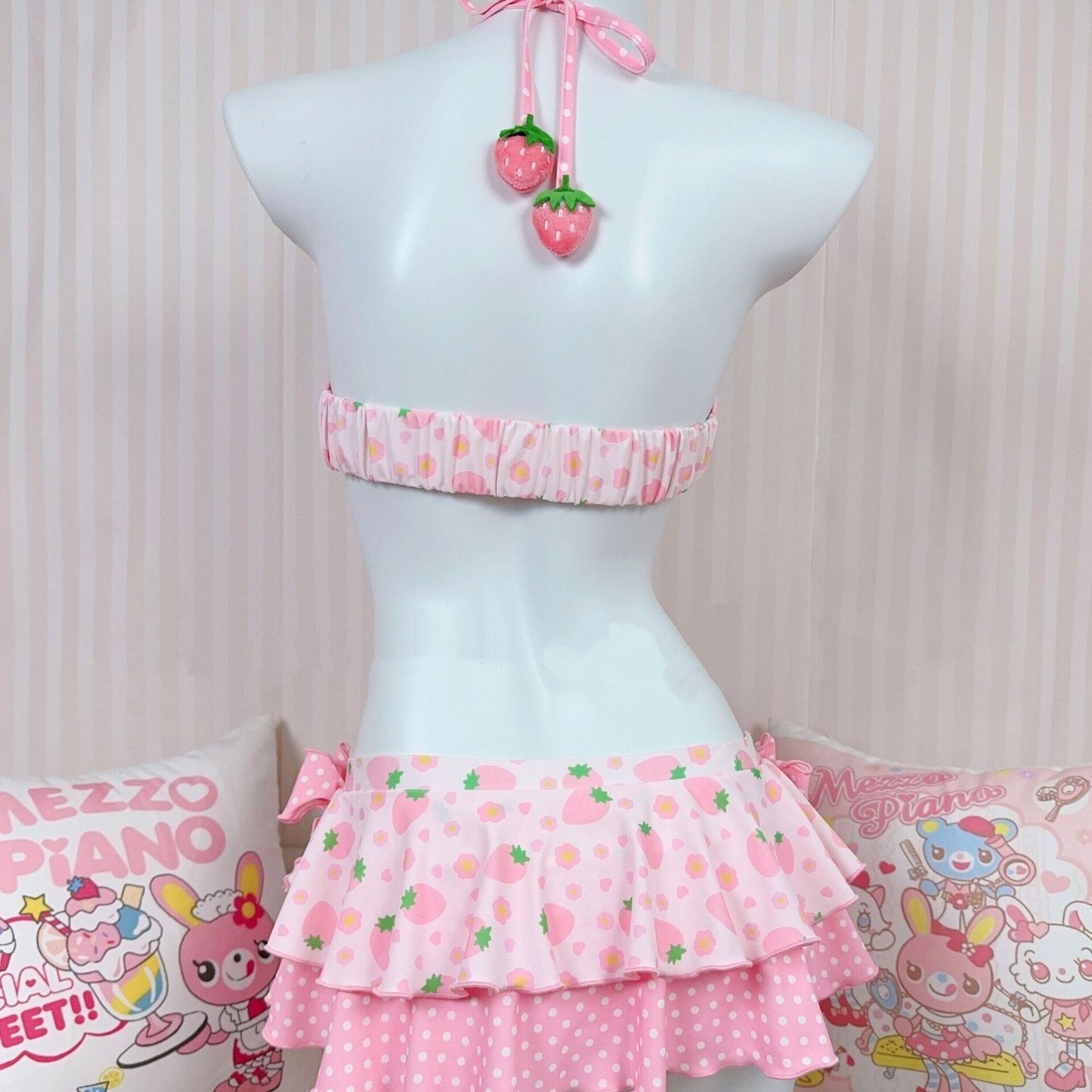 Cute strawberry print swimsuit PA20074