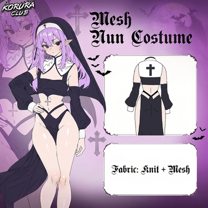 Mesh Nun Costume KO153