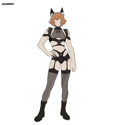 Pre-sale Fox Femboy Set (5-Piece Set) AS53
