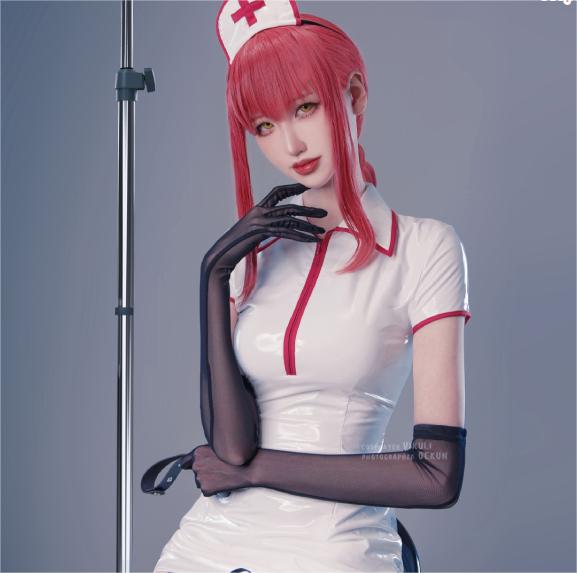 chainsaw man cospaly nurse suit PL53129