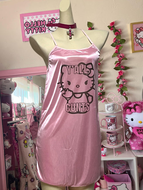 Y2K Pink Nightgown PA10057