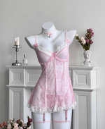 Lace Suspender Nightgown PA10226