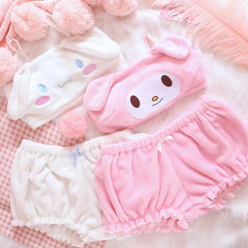 Cute Plush Pajamas Suit PA10018