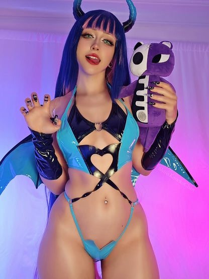 Cosplay Devil of Lust Succubus Lingerie KO69 (6-Piece Set) – Version 2