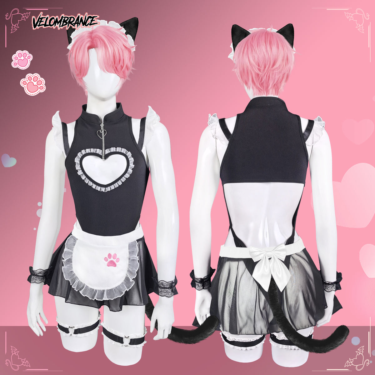 Pre-Order Heart Cat Butler AS67 (6-Piece Set)