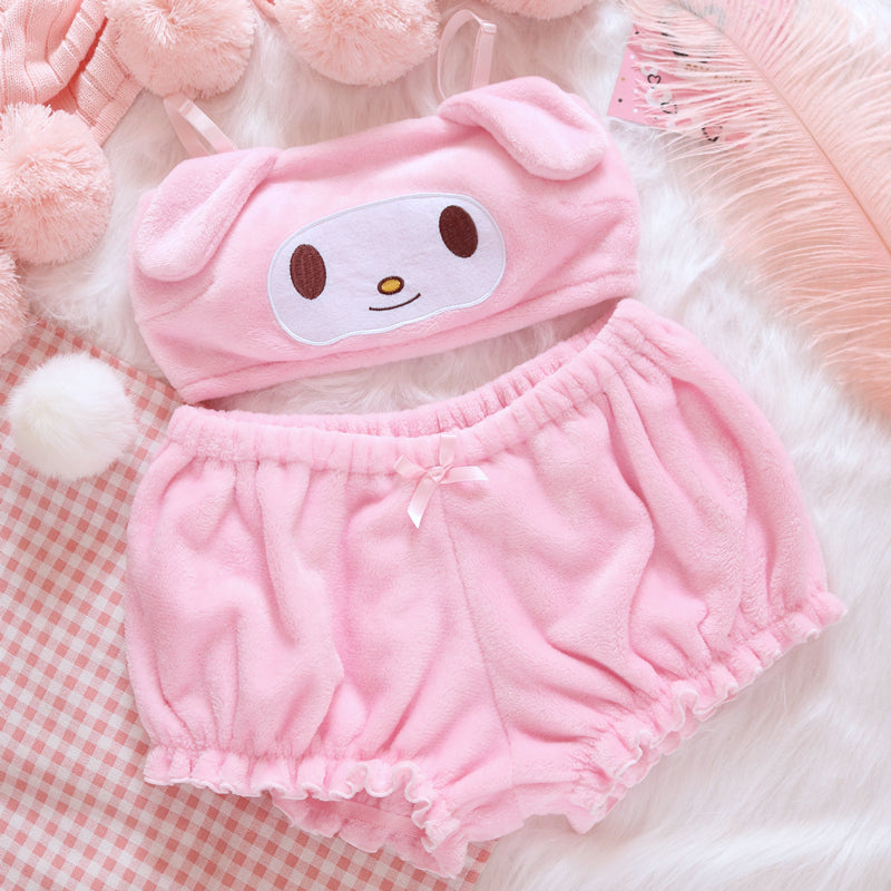 Cute Plush Pajamas Suit PA10018