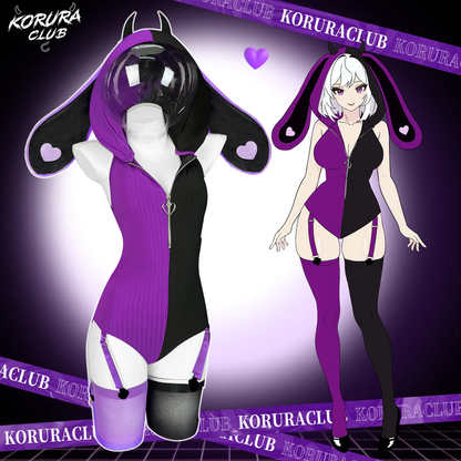 Pre-sale Heart Pattern Two-Tone Bunny KO129