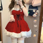 Plush Christmas Dress PA10188