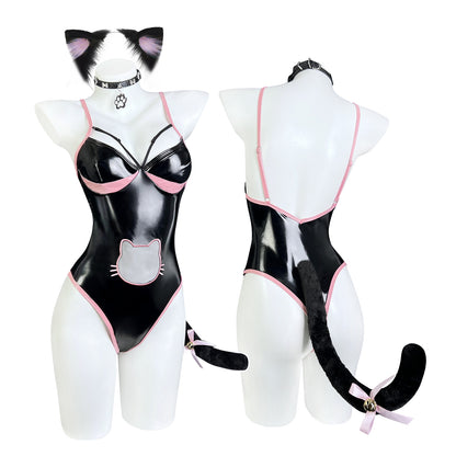 Pre-Sale Cute Cat Bodysuit Lingerie KO74