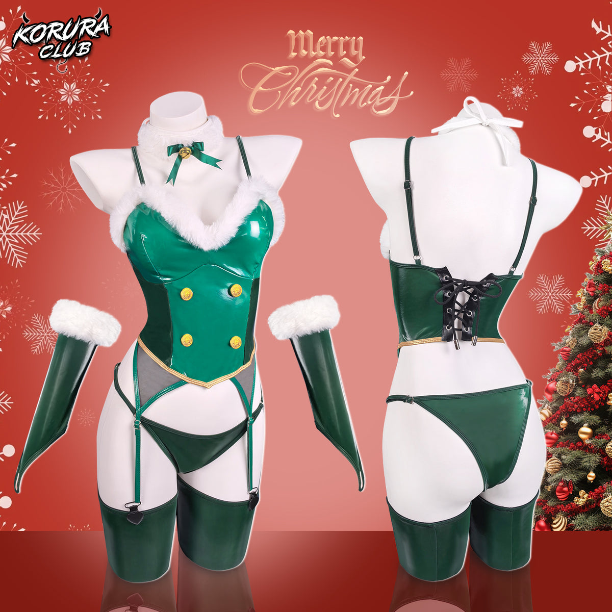 Pre-Order Cosplay Christmas Bodysuit KO173